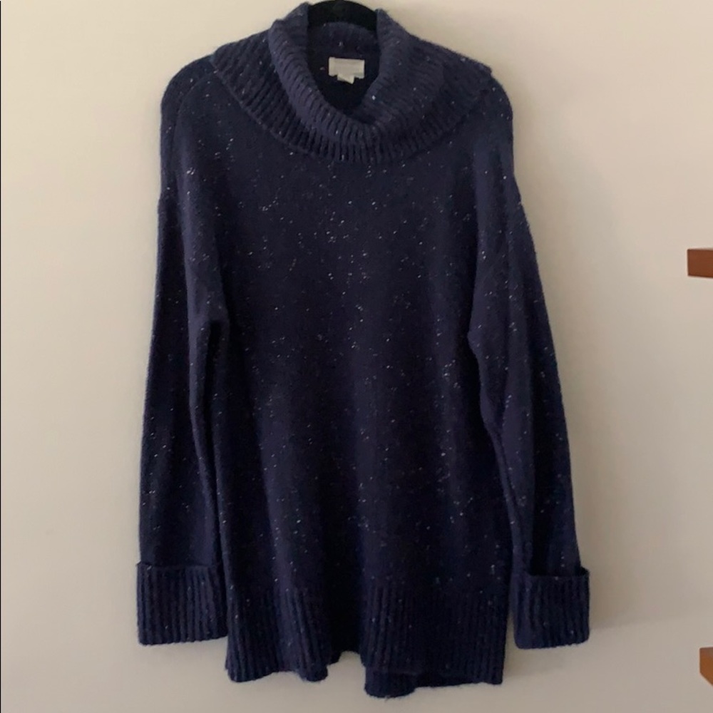 Caslon Tunic Turtleneck Sweater Size Small